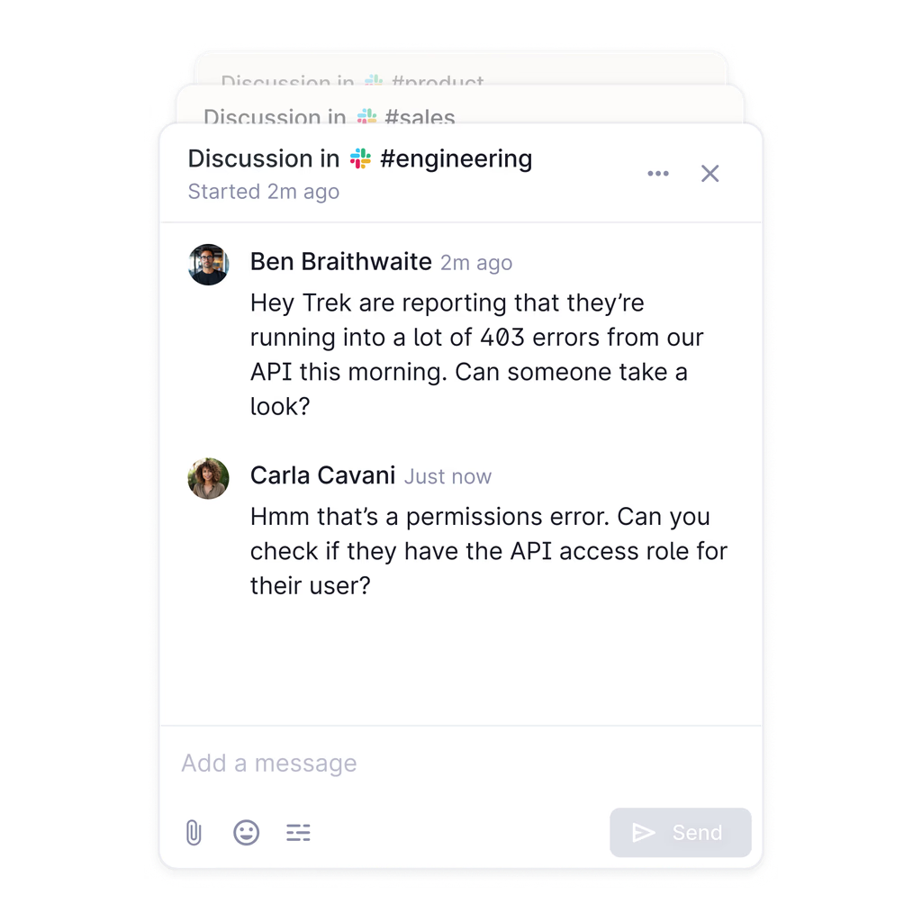 Slack Chat Interface